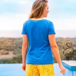 Rendez-vous à la piscine  Pyjama short imprimé