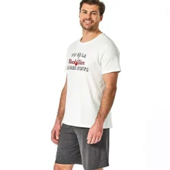 Rockeur dormeur Pyjama short ivoire
