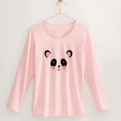 Rose bambou  T-shirt rose