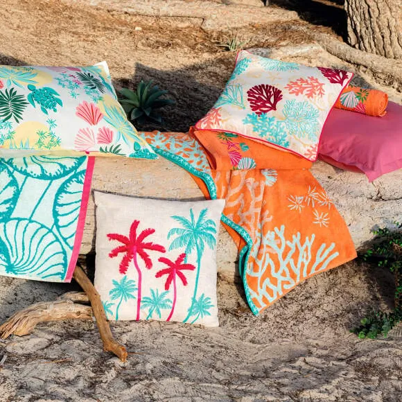 Rêve de corail Housse De Coussin