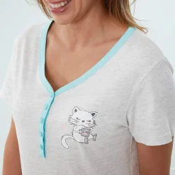 Réveil en fanfare été  Chemise de nuit