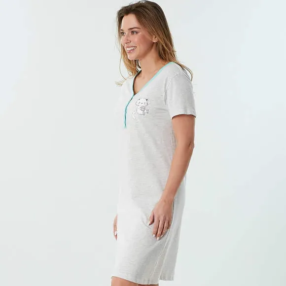 Réveil en fanfare été Chemise de nuit