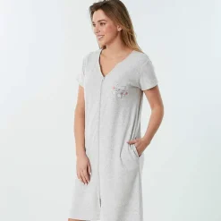 Réveil en fanfare été  Peignoir zippé