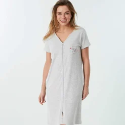 Réveil en fanfare été  Peignoir zippé