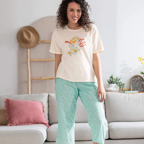 Rêves ensoleillés T-shirt écru