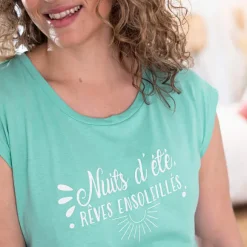 Rêves ensoleillés  T-shirt menthe