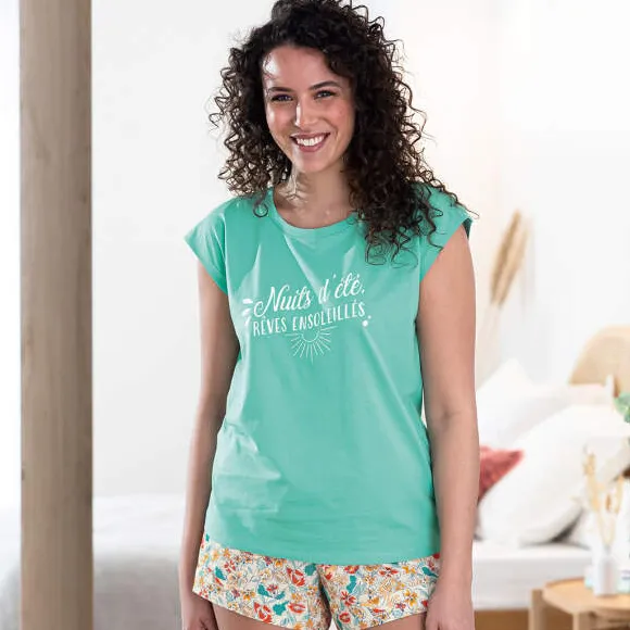 Rêves ensoleillés T-shirt menthe