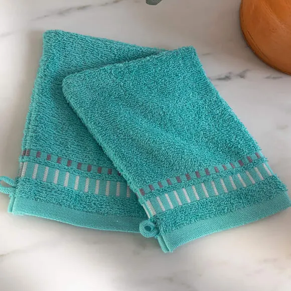 Sable et océans 2 gants de toilette