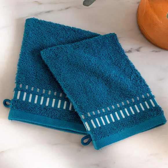 Sable et océans 2 gants de toilette