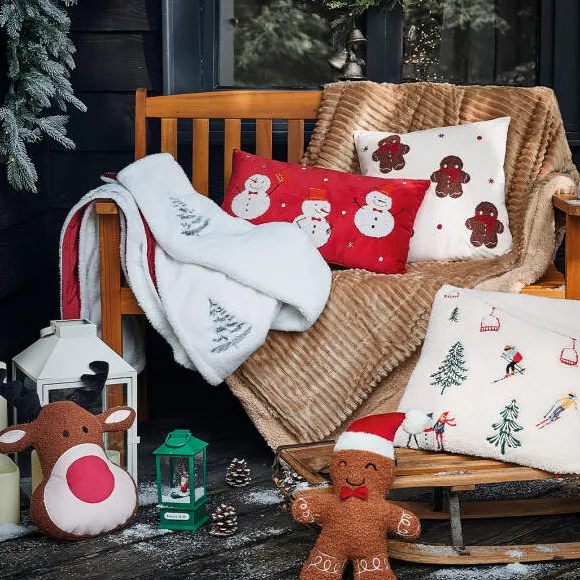 Sapin enneigé Plaid
