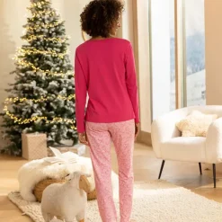Saute moutons Pyjama fuchsia
