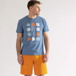 Style tennis Pyjama short bleu