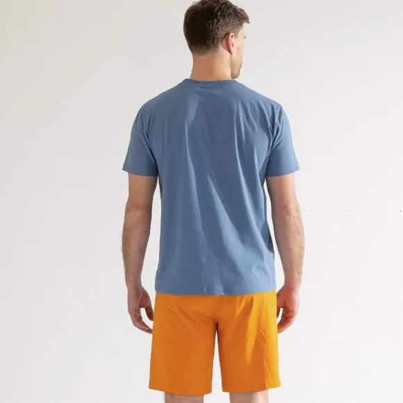 Style tennis Pyjama short bleu