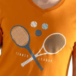 Style tennis Pyjama short ocre
