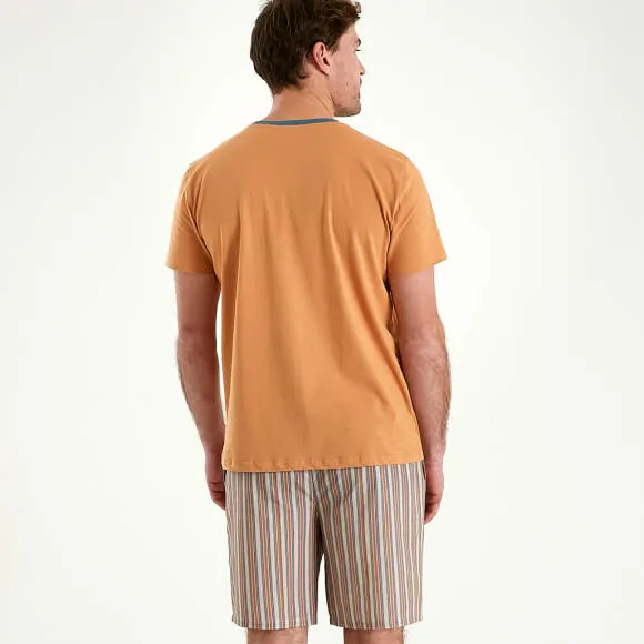 Symphonie des dunes Pyjama short ocre