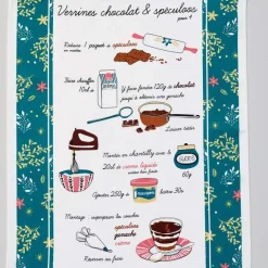 Tout chocolat 3 torchons et 3 essuie-mains