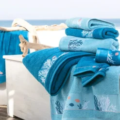 Trésor des mers  2 gants de toilette