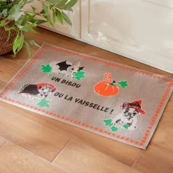 Un bisou ou la vaisselle !  Tapis de cuisine