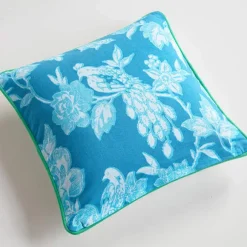Un oiseau sur la branche  Housse de coussin