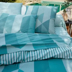 Variations turquoise  Housse de couette