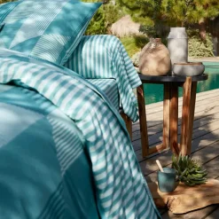 Variations turquoise Housse de couette