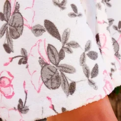 Voile de camélia  Peignoir à capuche