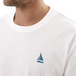 Voile à tribord  T-shirt blanc
